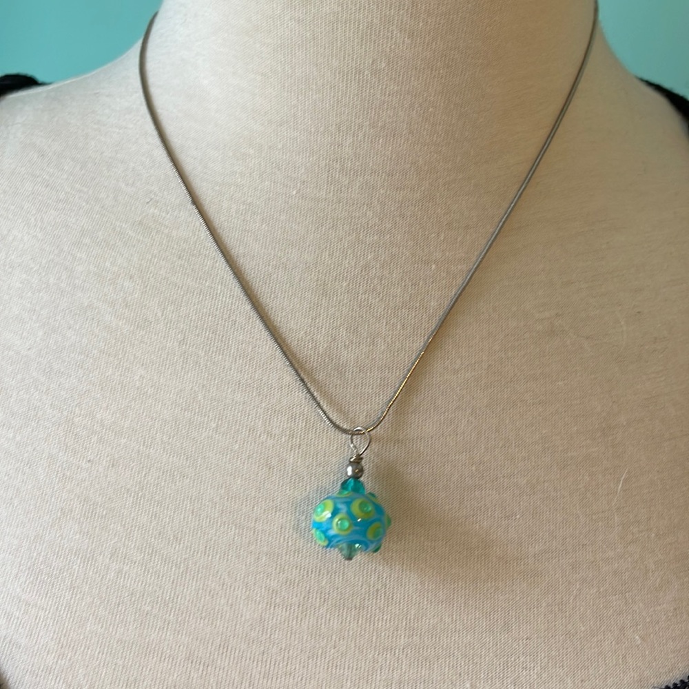 Hand Blown Glass Necklace